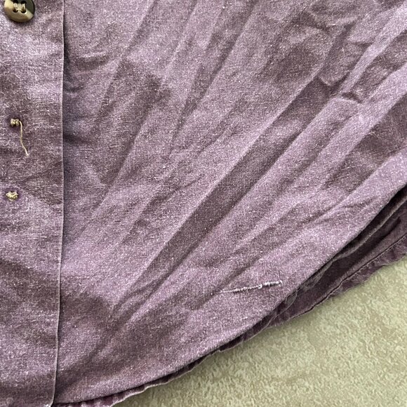 Vintage Sostanza Contemporary Faded Purple Cotton Shirt Size Medium Button-Up - Picture 4 of 9